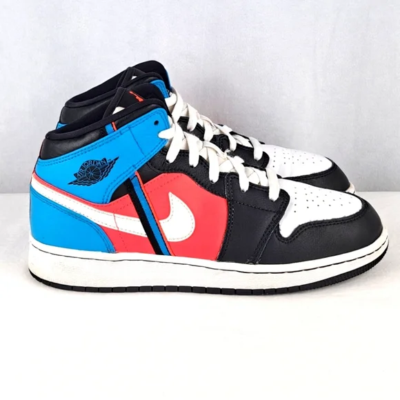 Jordan 1 Mid GS "Game Time" Size: 6.5Y - Picture 3 of 9